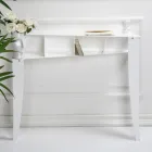 Pevná konzole se 4 přihrádkami na ukládání objektů z PMMA Made in Italy - Aladdin Viadurini