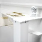 Pevná konzole se 4 přihrádkami na ukládání objektů z PMMA Made in Italy - Aladdin Viadurini