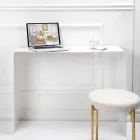 Pevná konzole v bílém nebo kouřovém plexi Made in Italy - Genio Viadurini