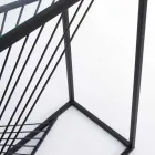 Konzole z oceli a skla Moderní design Originální spirála - Sasuke Viadurini