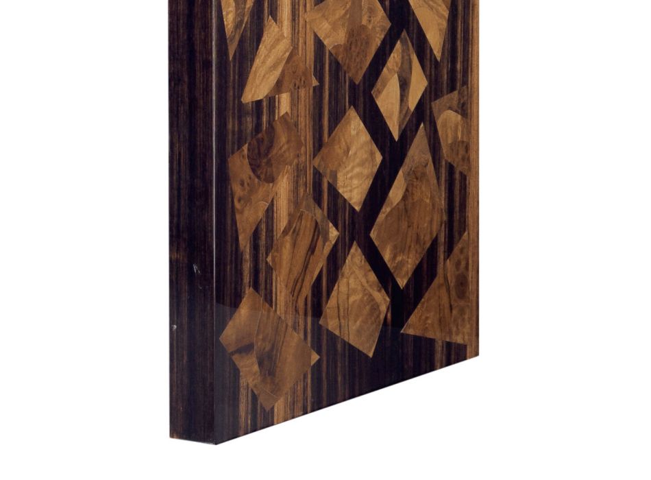Grilli Zarafa moderní ebenová dřevěná konzola vyráběná v Itálii Viadurini