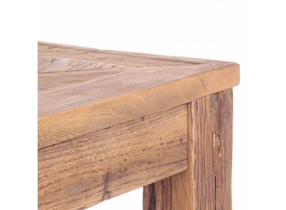 Konzole z recyklovaného jilmového dřeva s deskou Homemotion Design - Galanga Viadurini