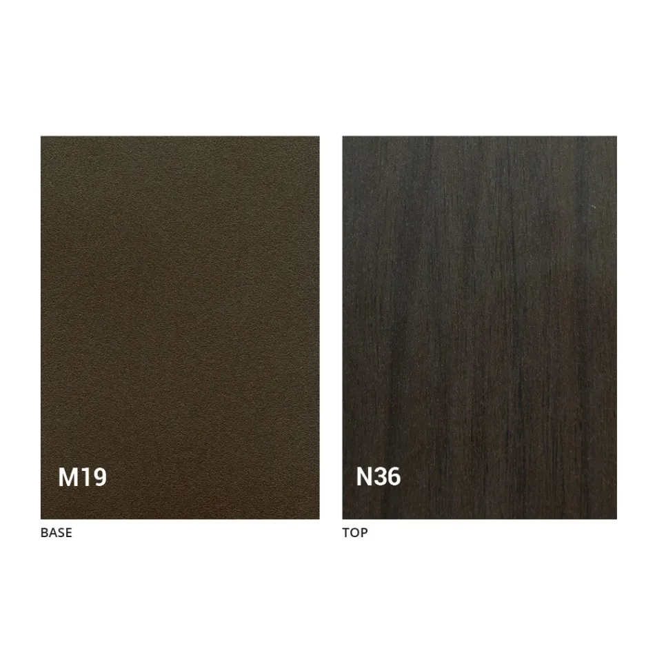 Stolní konzola ze dřeva a kovu rozšiřitelná až na 295 cm Made in Italy - Timedio Viadurini