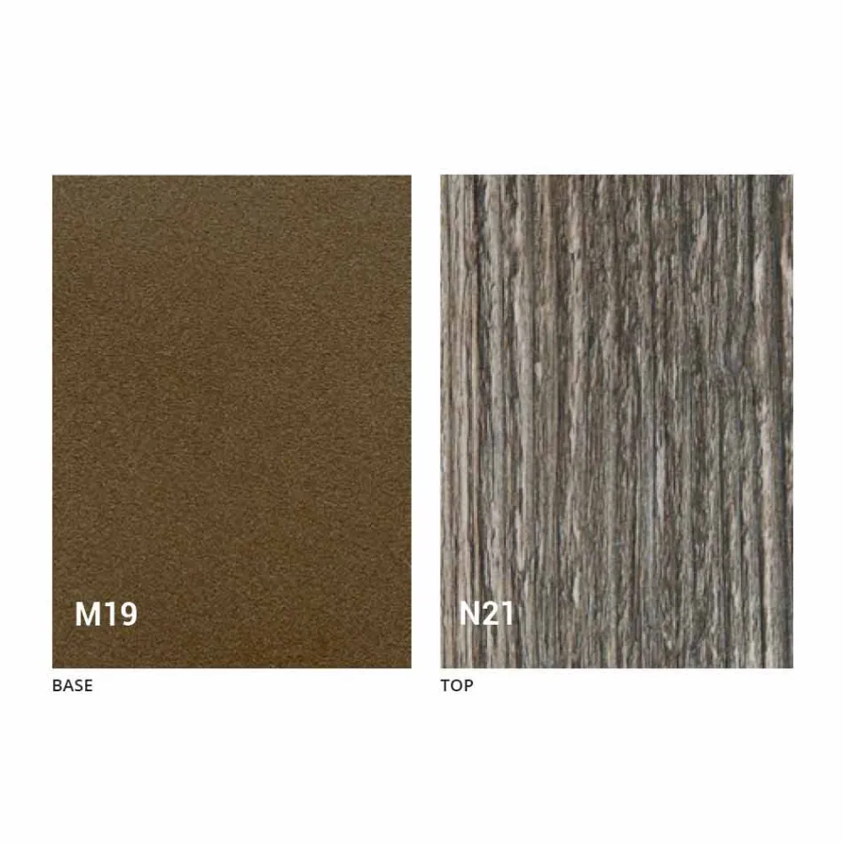 Konzola ze dřeva a kovu rozšiřitelná až na 295 cm Made in Italy - Timedio Viadurini