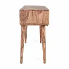 Konzole ze dřeva Sheesham se dvěma zásuvkami Luxusní design Homemotion - Fregene Viadurini