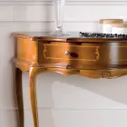 Klasická vstupní konzola ze dřeva s 1 zásuvkou Made in Italy - Leonor Viadurini