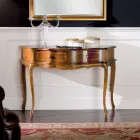 Klasická vstupní konzola ze dřeva s 1 zásuvkou Made in Italy - Leonor Viadurini