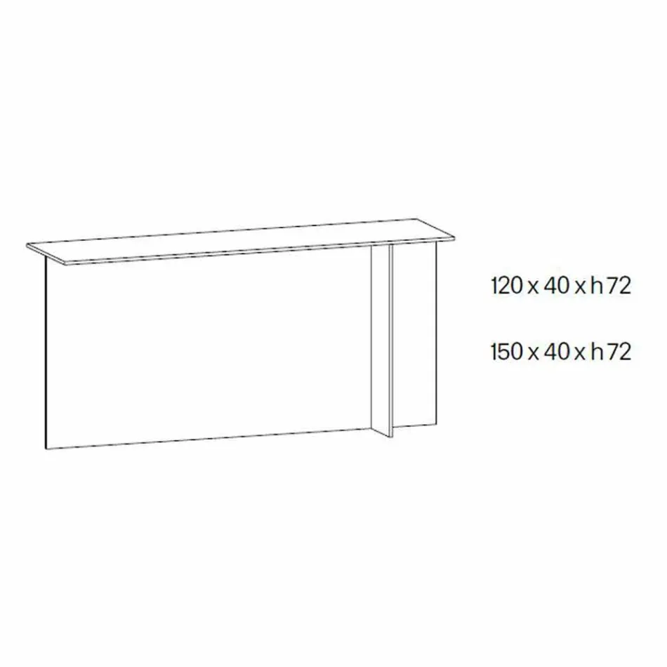 Designová vstupní konzola Mimořádně zdobené sklo vyrobené v Itálii - Sestola Viadurini