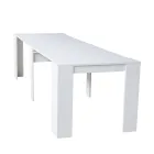 Moderní výsuvná konzole 296 cm z melaminového dřeva Made in Italy - Ariella Viadurini