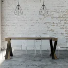 Moderní konzole rozšiřitelná na 300 cm s antracitovým rámem Made in Italy - Avventura Viadurini