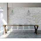 Moderní konzole rozšiřitelná na 300 cm s antracitovým rámem Made in Italy - Avventura Viadurini