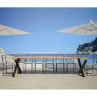 Moderní konzole rozšiřitelná na 300 cm s antracitovým rámem Made in Italy - Avventura Viadurini