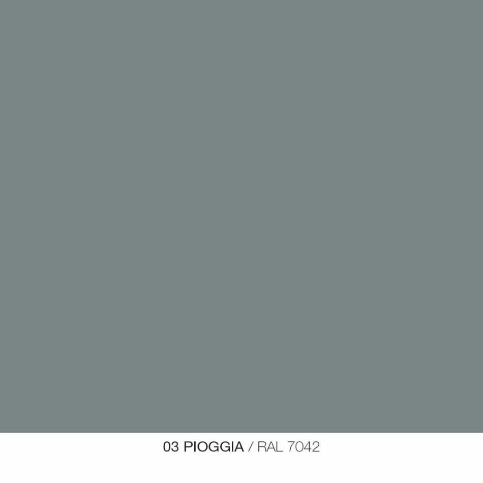 Moderní minimalistický designový panel z barevného kovu vyrobený v Itálii - Benjamin Viadurini