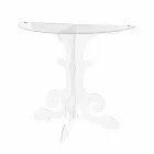 Moderní konzola v průhledném plexisklu vyrobeném v Itálii, Belfiore Viadurini