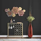 Konzola držáku skleněné lahve se zlatou železnou strukturou - Vicio Viadurini