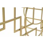 Moderní designová obdélníková konzola ze železa a zrcadla - Billie Viadurini