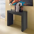 Konzola / Rozkládací jídelní stůl, l. 42.50 / 302,50xp.90 cm, Alvaro Viadurini