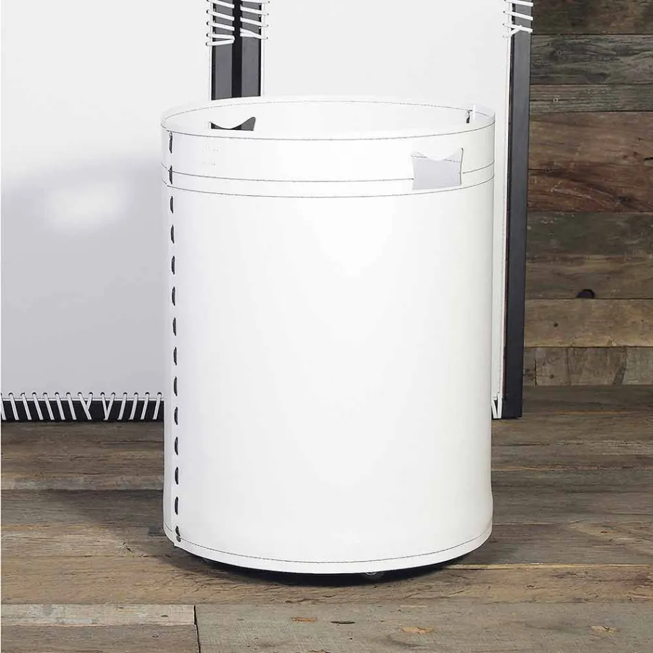 Držitel kulatiny ze 100% Vyrobeno z Itálie kůže Viadurini