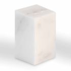 Kontejnery na sůl a pepř z bílého mramoru Carrara Vyrobeno v Itálii - Julio Viadurini