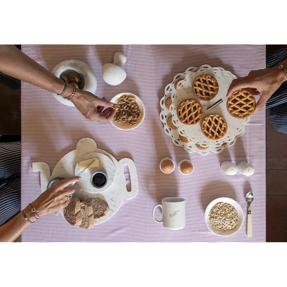 Kontejnery na sůl a pepř v Carrara a Marquinia Marble Vyrobeno v Itálii - Xino Viadurini