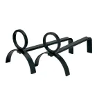 Pár kovových krbových kamen Andirons Výška 21 cm Made in Italy - Sari Viadurini