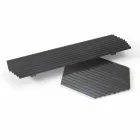 Dvojice vaniček v černém nebo zlatém lakovaném ocelovém moderním designu - Savona Viadurini