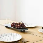 Dvojice vaniček v černém nebo zlatém lakovaném ocelovém moderním designu - Savona Viadurini