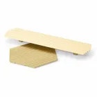 Dvojice vaniček v černém nebo zlatém lakovaném ocelovém moderním designu - Savona Viadurini