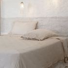 Luxusní lehké povlečení a žerzejový prošívaný přehoz na postel - Gibbo Viadurini