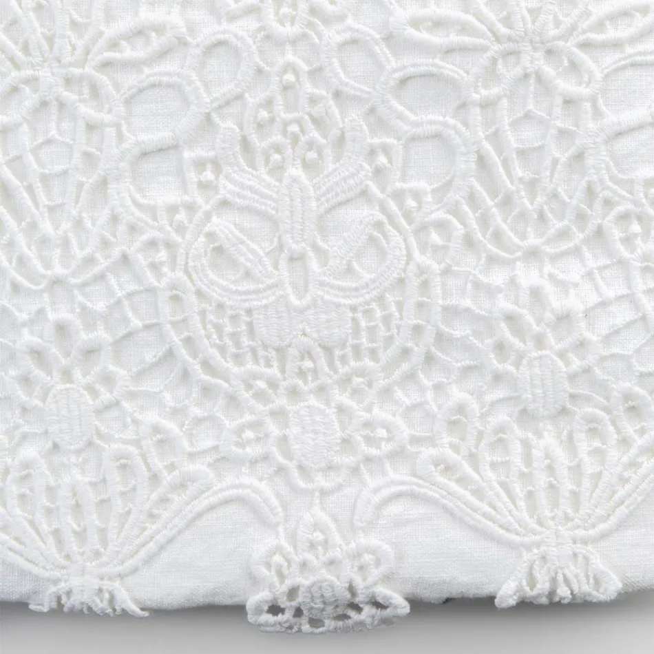 Dvojitý lněný povlak na přikrývku s úložným sáčkem na kapky - Amadeus Viadurini