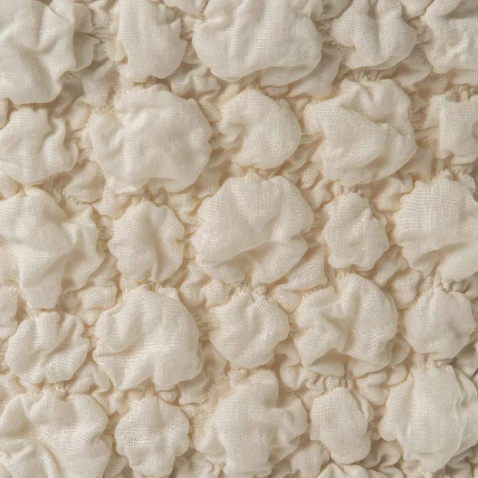 Elegantní potah na židli s opěradlem do obývacího pokoje z vyšívaného prádla - Panteo Viadurini