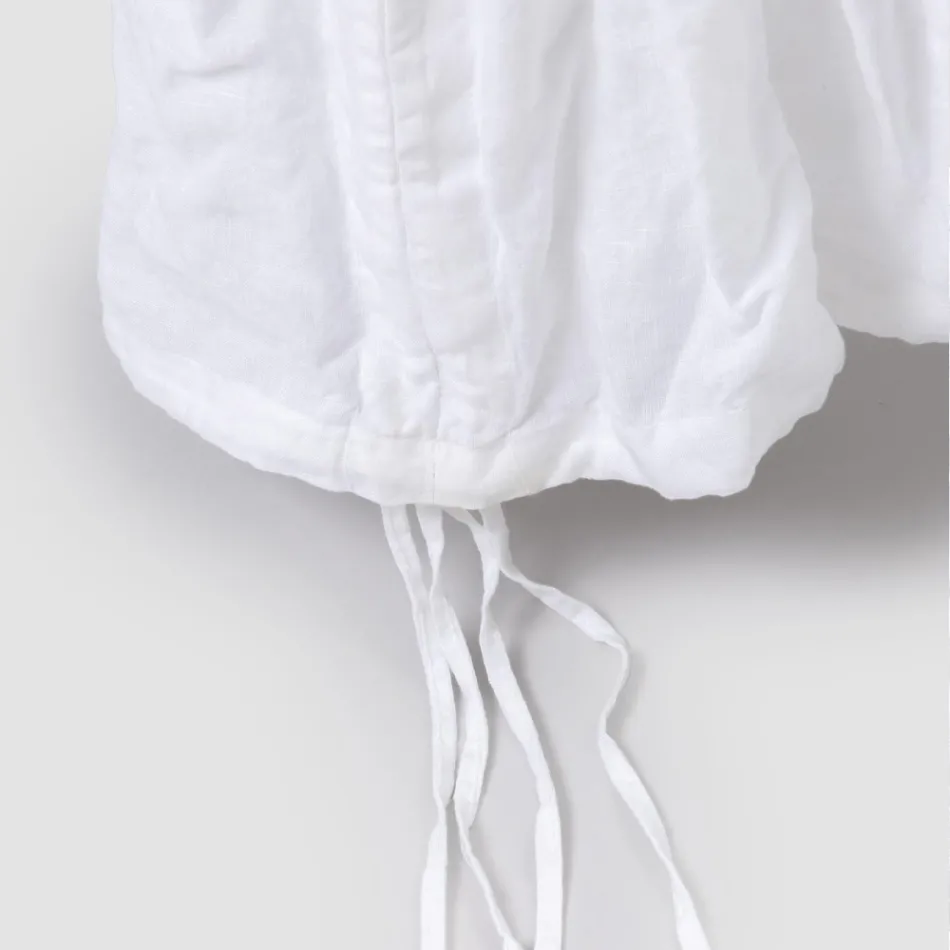 Elegantní potah na židli s opěradlem do obývacího pokoje z vyšívaného prádla - Panteo Viadurini