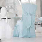 Elegantní potah na židli do obývacího pokoje v barevné bavlně s opěradlem - Filippa Viadurini