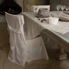 Elegantní potah na židli do obývacího pokoje v barevné bavlně s opěradlem - Filippa Viadurini