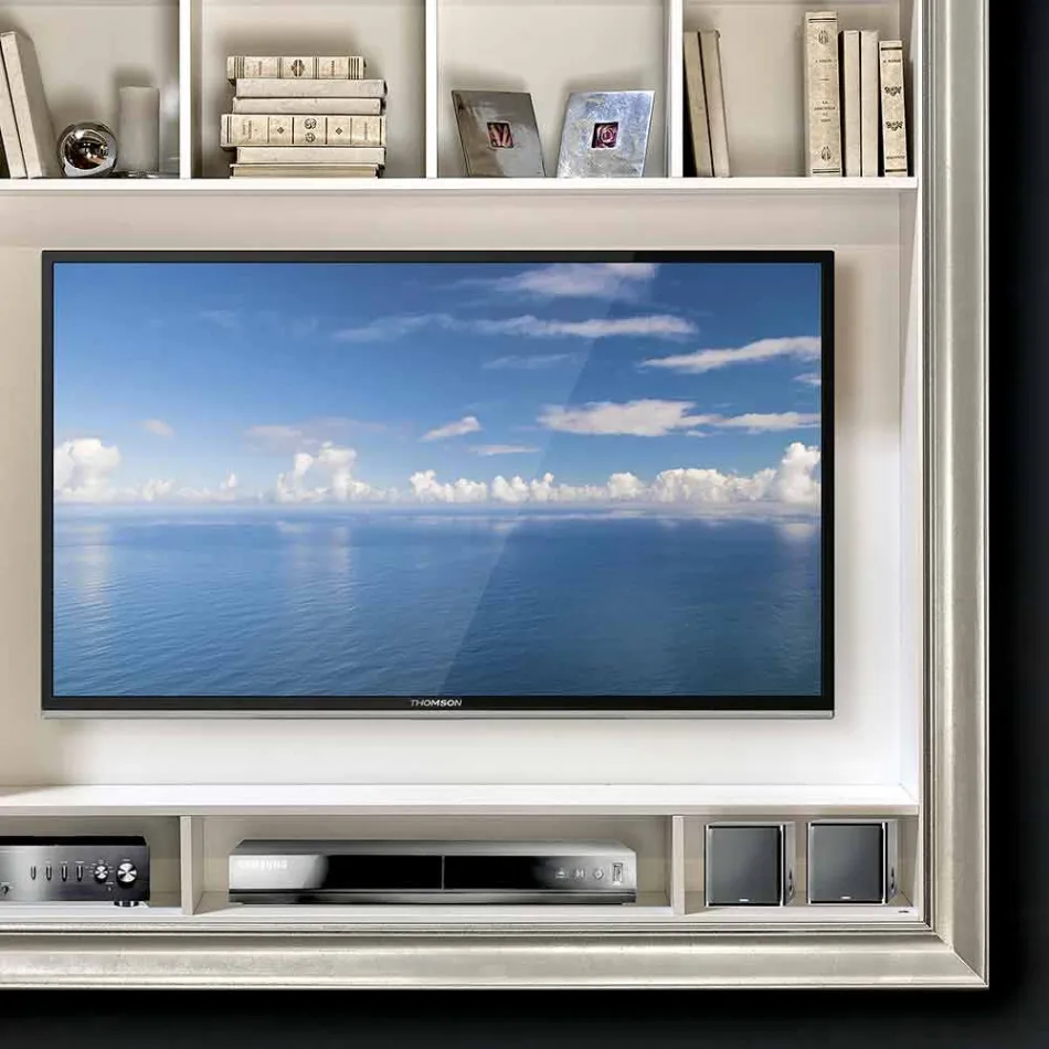 Nástěnný plazmový držák rám ručně vyráběné v Itálii Mirko Viadurini