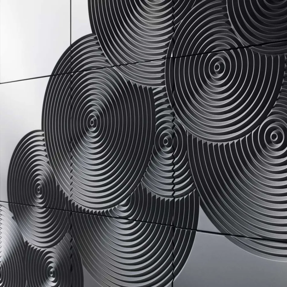 Moderní designový 8dveřový příborník Ardesia, bílá, černá nebo zlatá Viadurini