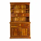 Vysoce klasický příborník s masivní strukturou akátového dřeva - Umami Viadurini