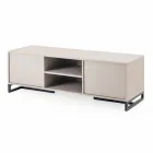 Moderní Low Sideboard v MDF a Metal Made v Itálii - Rohan Viadurini
