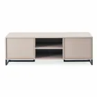 Moderní Low Sideboard v MDF a Metal Made v Itálii - Rohan Viadurini