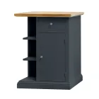 Příborník s 1 dvířky, 1 zásuvkou a 3 otevřenými přihrádkami Made in Italy - Hoder Viadurini