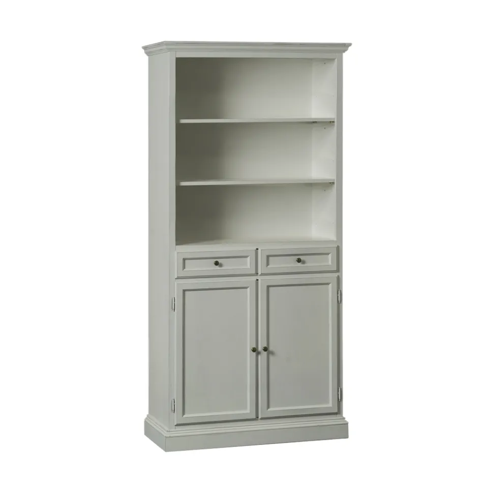 Příborník se 2 dvířky, 2 zásuvkami a 2 otevřenými policemi Made in Italy - Camene Viadurini