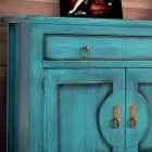 Příborník se 3 dvířky a 3 zásuvkami v různých povrchových úpravách Made in Italy - Ganesha Viadurini