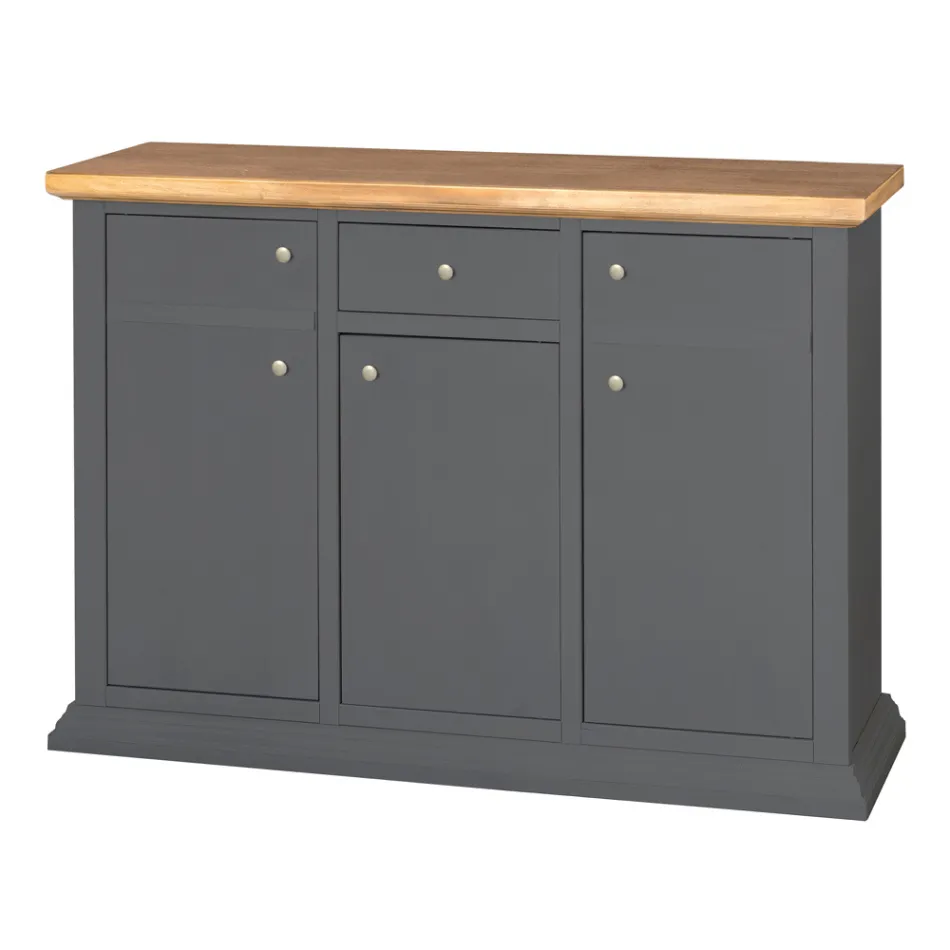 Příborník se strukturou z dýhovaných dřevěných částic Made in Italy - Odino Viadurini