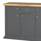 Příborník se strukturou z dýhovaných dřevěných částic Made in Italy - Odino Viadurini