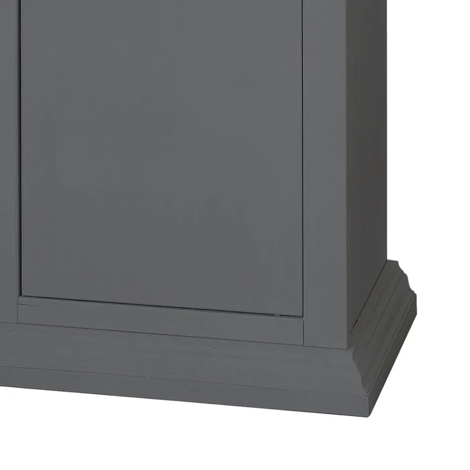 Příborník se strukturou z dýhovaných dřevěných částic Made in Italy - Odino Viadurini