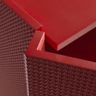 Příborník do obývacího pokoje se 2 dvířky v diamantové povrchové úpravě Vyrobeno v Itálii - Sagittario Viadurini