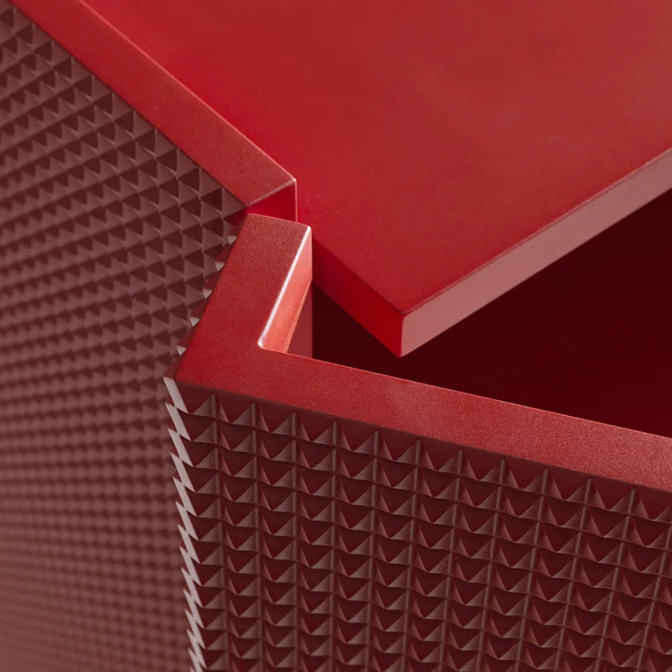 Příborník do obývacího pokoje se 2 dvířky v diamantové povrchové úpravě Vyrobeno v Itálii - Sagittario Viadurini