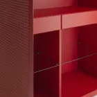 Příborník do obývacího pokoje se 2 dvířky v diamantové povrchové úpravě Vyrobeno v Itálii - Sagittario Viadurini