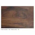 Víra moderní design masivního dřeva, L192 x D 50 cm, Teresa Viadurini