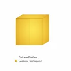 Design příborník 2 dveře bílá, černá nebo zlatá vzor Flora Viadurini